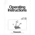 PANASONIC WE160 Owner's Manual