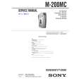 SONY M200MC Service Manual