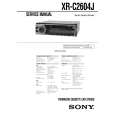 SONY XRC2604J Service Manual