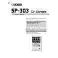 BOSS SP-303 Owner's Manual