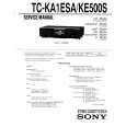 SONY TC-KA1ESA Service Manual