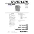 SONY ICFS79 Service Manual