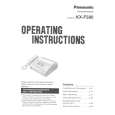 PANASONIC KXF580 Owner's Manual