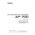 ROLAND AP-700 Owner's Manual
