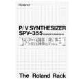 ROLAND SPV-355 Owner's Manual