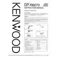 KENWOOD DPR6070 Owner's Manual