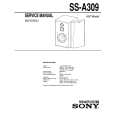 SONY SS-A309 Service Manual