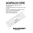 BLAUPUNKT ACAPULCO CR35 Owner's Manual