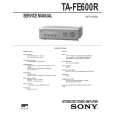 SONY TA-FE600 Service Manual