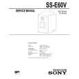 SONY SS-E60V Service Manual