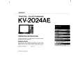 SONY KV-2024AE Owner's Manual