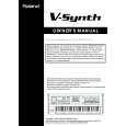 ROLAND V-SYNTH Owner's Manual