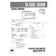 SONY TA606/M Service Manual