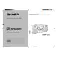SHARP CDXP300WR Owner's Manual