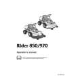 HUSQVARNA RIDER850 Owner's Manual