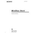 SONY MDSSP55 Owner's Manual
