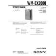 SONY WMEX2000 Service Manual