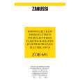 ZANUSSI ZOB691N Owner's Manual