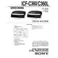 SONY ICF-C360 Service Manual
