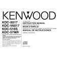 KENWOOD KDC57MR Owner's Manual