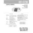 SONY ICFC730 Service Manual