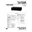 SONY TAF335R Service Manual