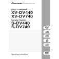 PIONEER XV-DV740 Owner's Manual
