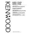 KENWOOD KRC-751D Owner's Manual