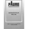 FAURE FRA276W Owner's Manual