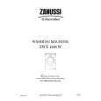 ZANUSSI ZWX1506W Owner's Manual