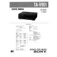 SONY TAV901 Service Manual