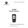 MOTOROLA E1000 Service Manual