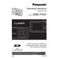 PANASONIC DMCFX01 Owner's Manual
