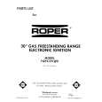 WHIRLPOOL FGP315VW0 Parts Catalog