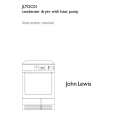 JOHN LEWIS JLTDC01 Owner's Manual