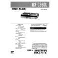 SONY ICF-C242 Service Manual