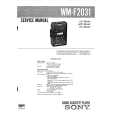 SONY WMF2031 Service Manual