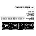 ALPINE 3312 Owner's Manual
