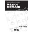 KORG MS2000R Owner's Manual