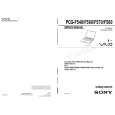 SONY PCGF540 Service Manual