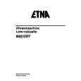 ETNA 8502ERVS Owner's Manual