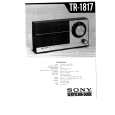 SONY TR-1817 Service Manual