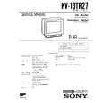SONY KV13TR24X Service Manual