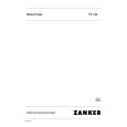 ZANKER TT124 Owner's Manual