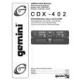 GEMINI CDX-402 Owner's Manual