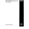 AEG MCDUO21M-D Owner's Manual