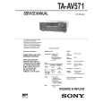SONY TA-AV571 Service Manual