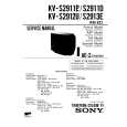 SONY KVS2911B Service Manual