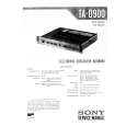 SONY TA-D900 Service Manual
