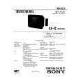 SONY KVA2511D Service Manual